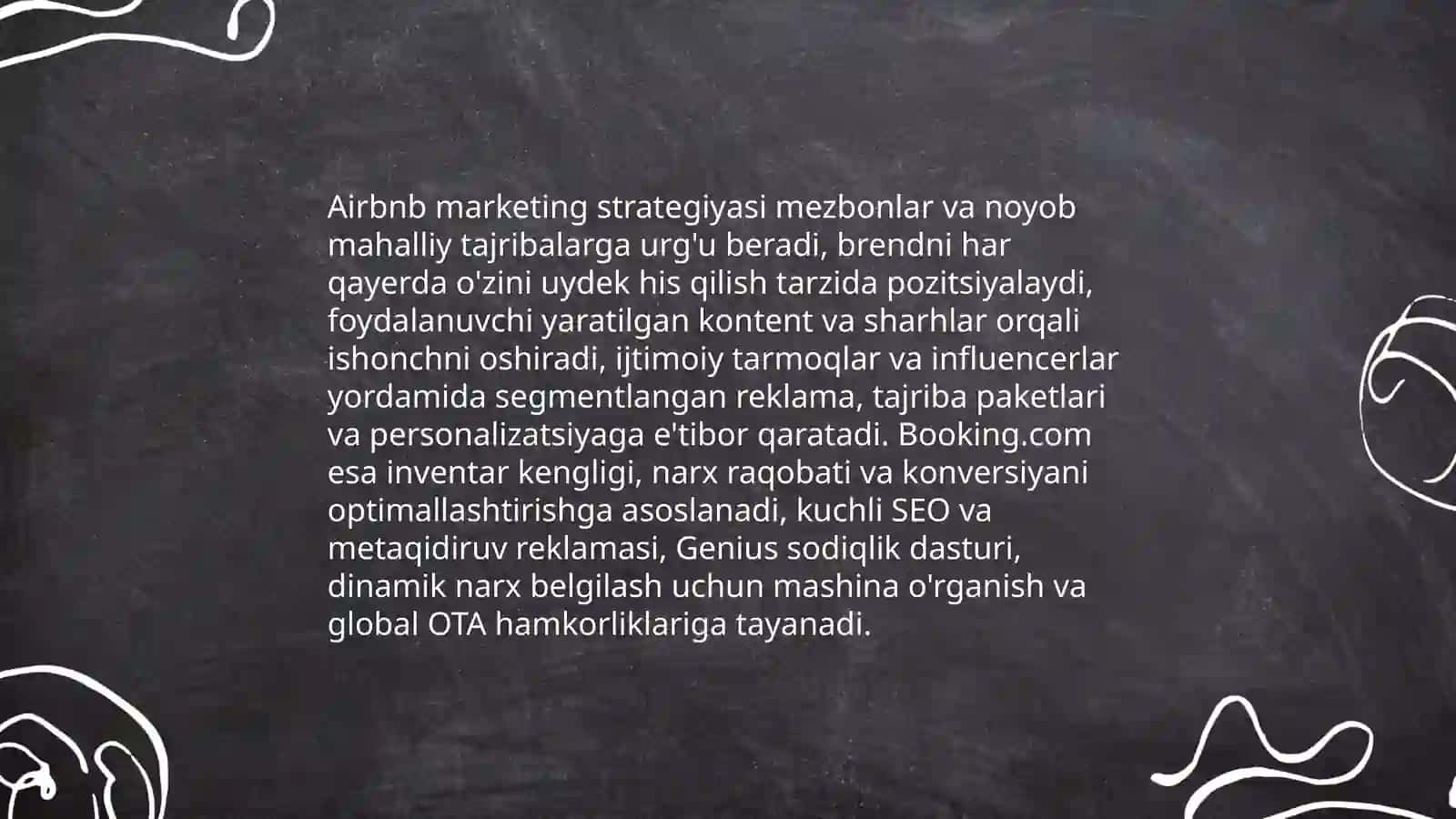 Airbnb va Booking.com marketing strategiyasini o'rganish 3
