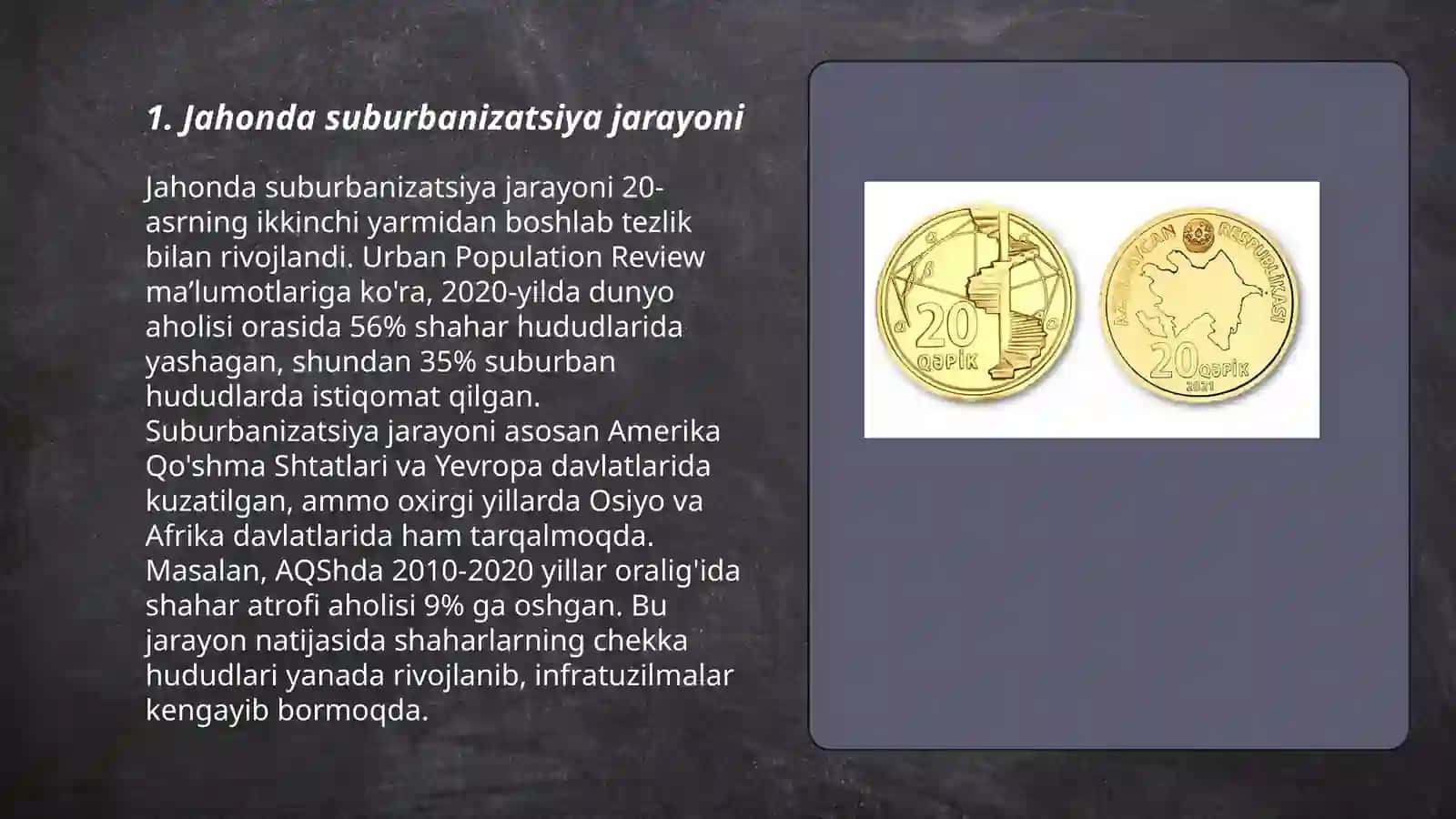 Jahonda suburbanizatsiya rezeurbanizatsiya va duanshifting jarayoni 3