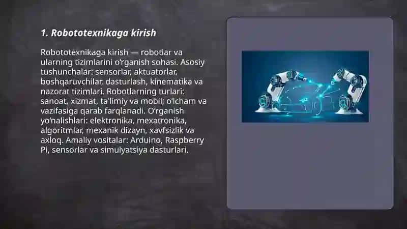 Robototexnika 3