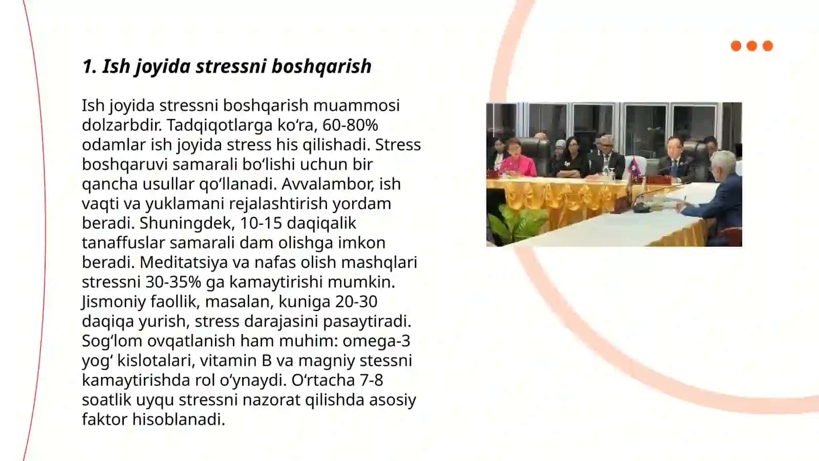 litimoiy moslashuv. Stress muammolari 3