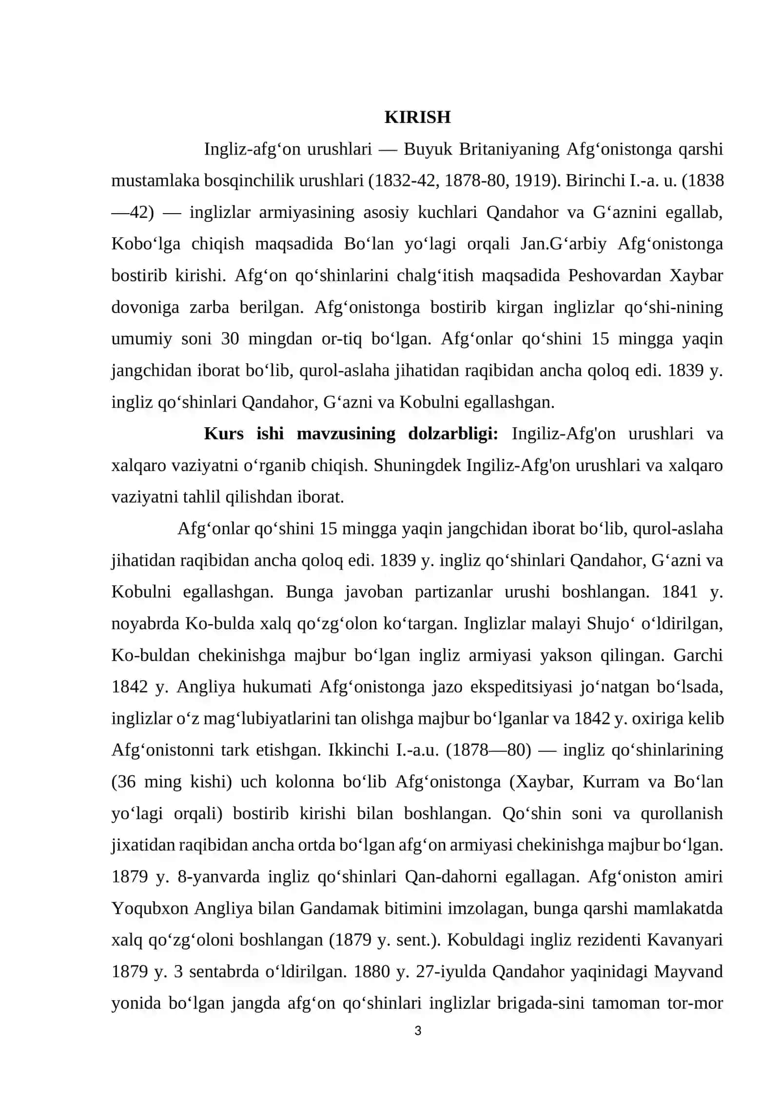 INGILIZ-AFG'ON URUSHLARI VA XALQARO VAZIYAT 3
