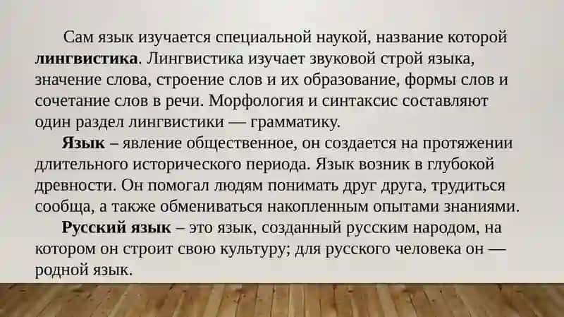 Общие понятия о языке. Лексическое богатство русского языка. 3