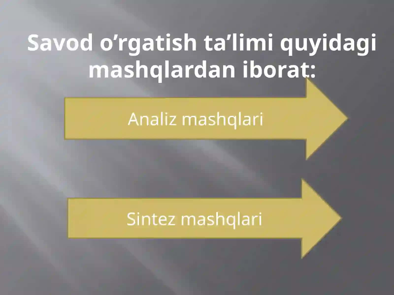 Savod o’rgatish davrida yozuvga o’rgatish. Savod o’rgatishda nutq o’stirish 3