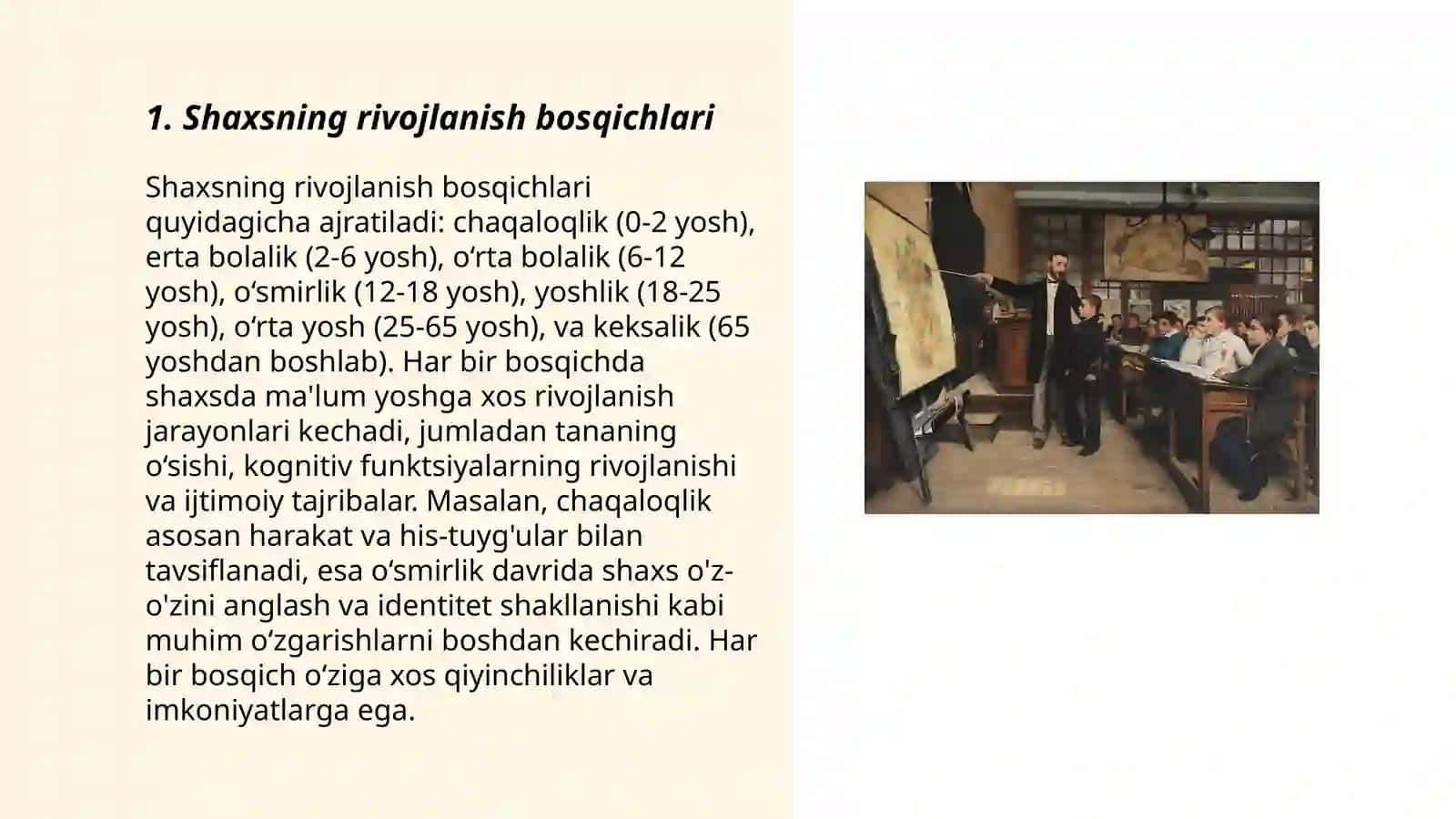 Shaxsning rivojlanishi, tarbiyasi va ijtimoiylashuvi,tarbiya maqsadi va vazifalari 3