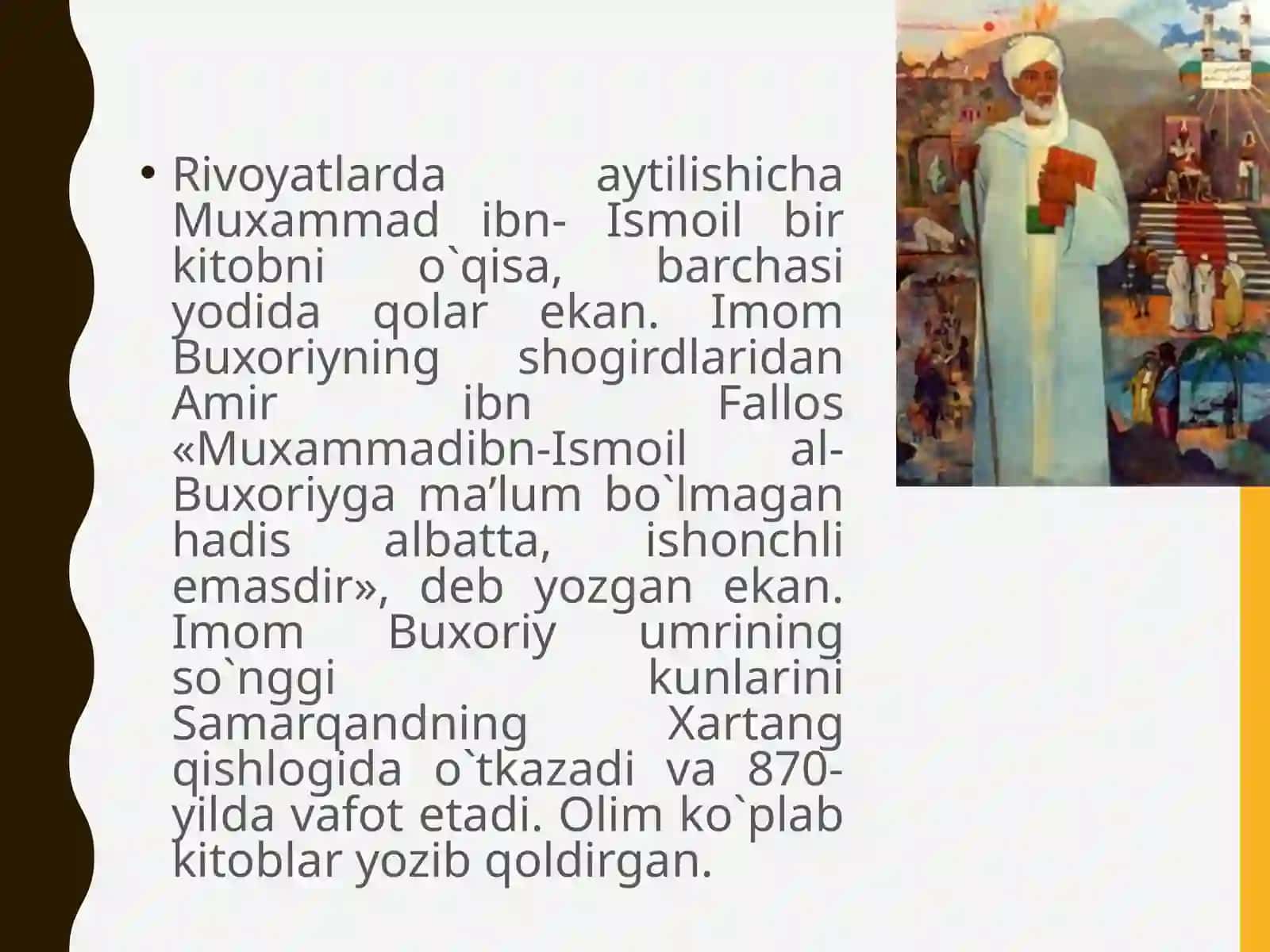 Imom Buxoriyning al adab al mufrad asari 3