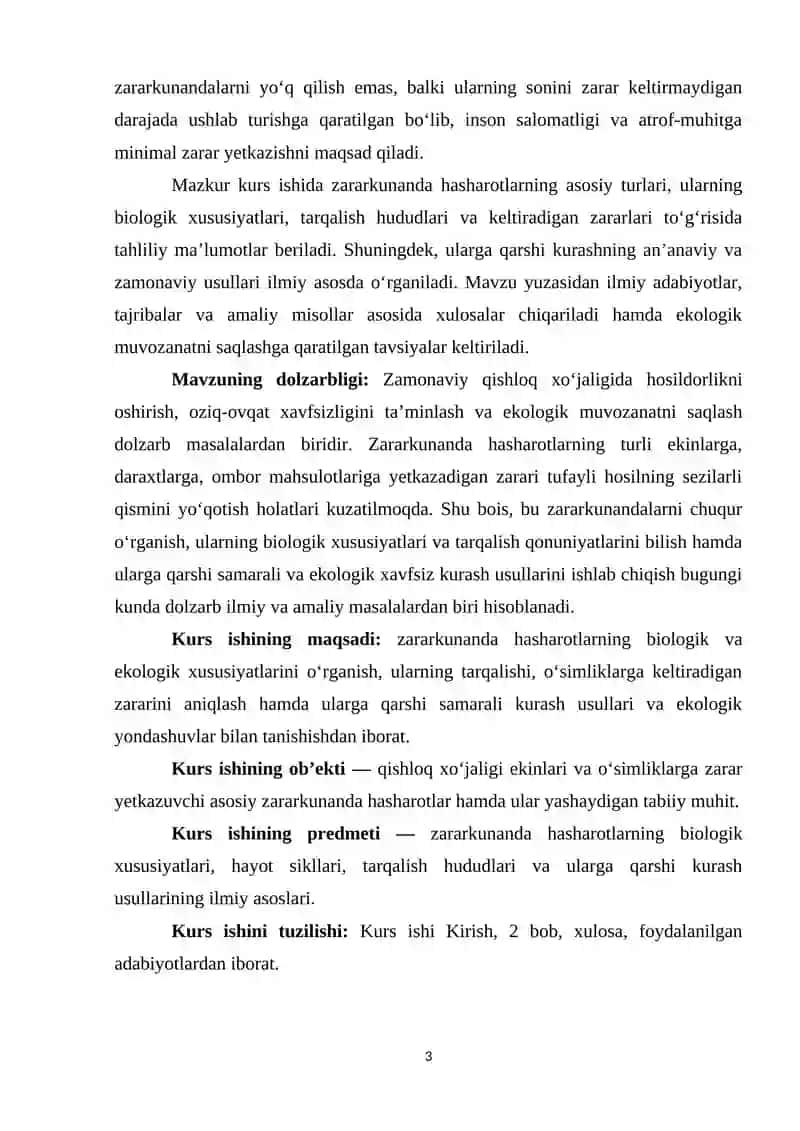 Zararkunanda hashorotlar 3