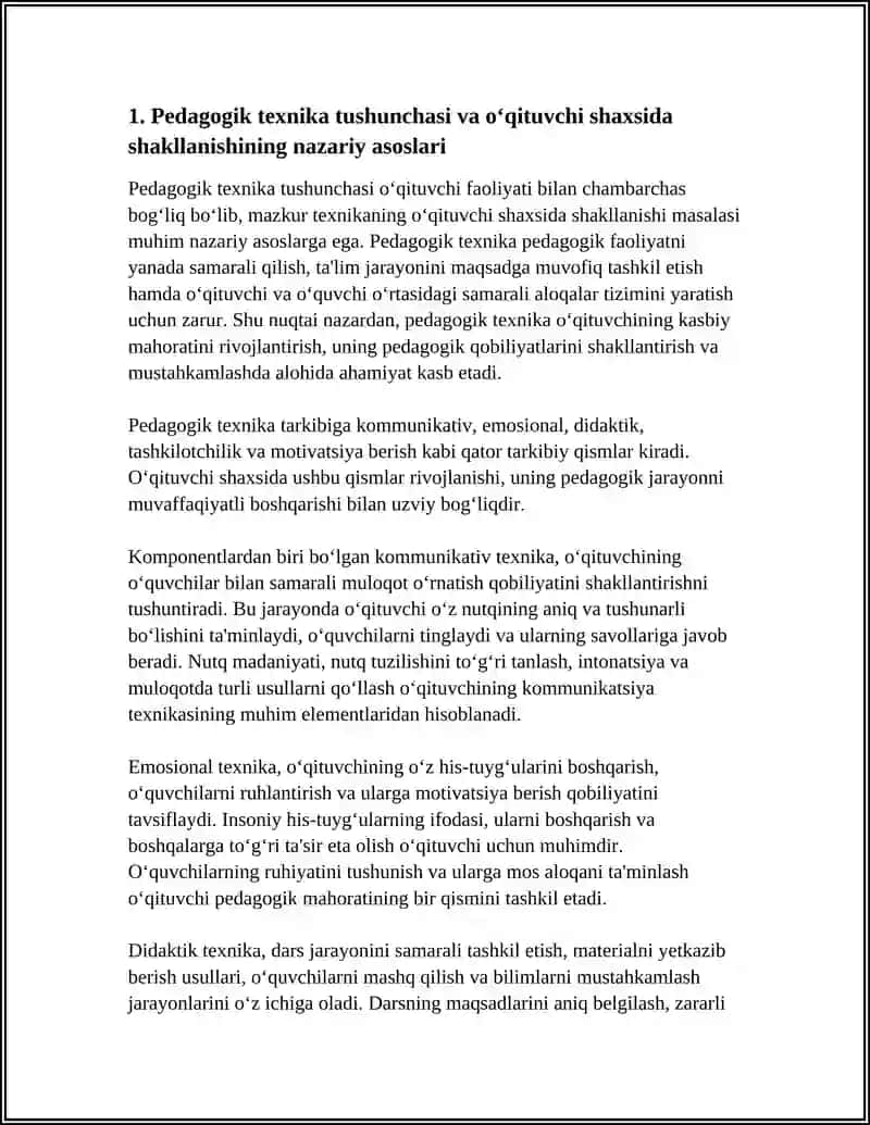 PEDAGOGIK TEXNIKANING O‘QITUVCHI SHAXSIDA SHAKLLANISH MEXANIZMLARI 3