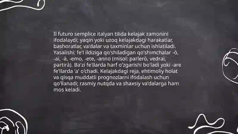 Il futuro semplice 3