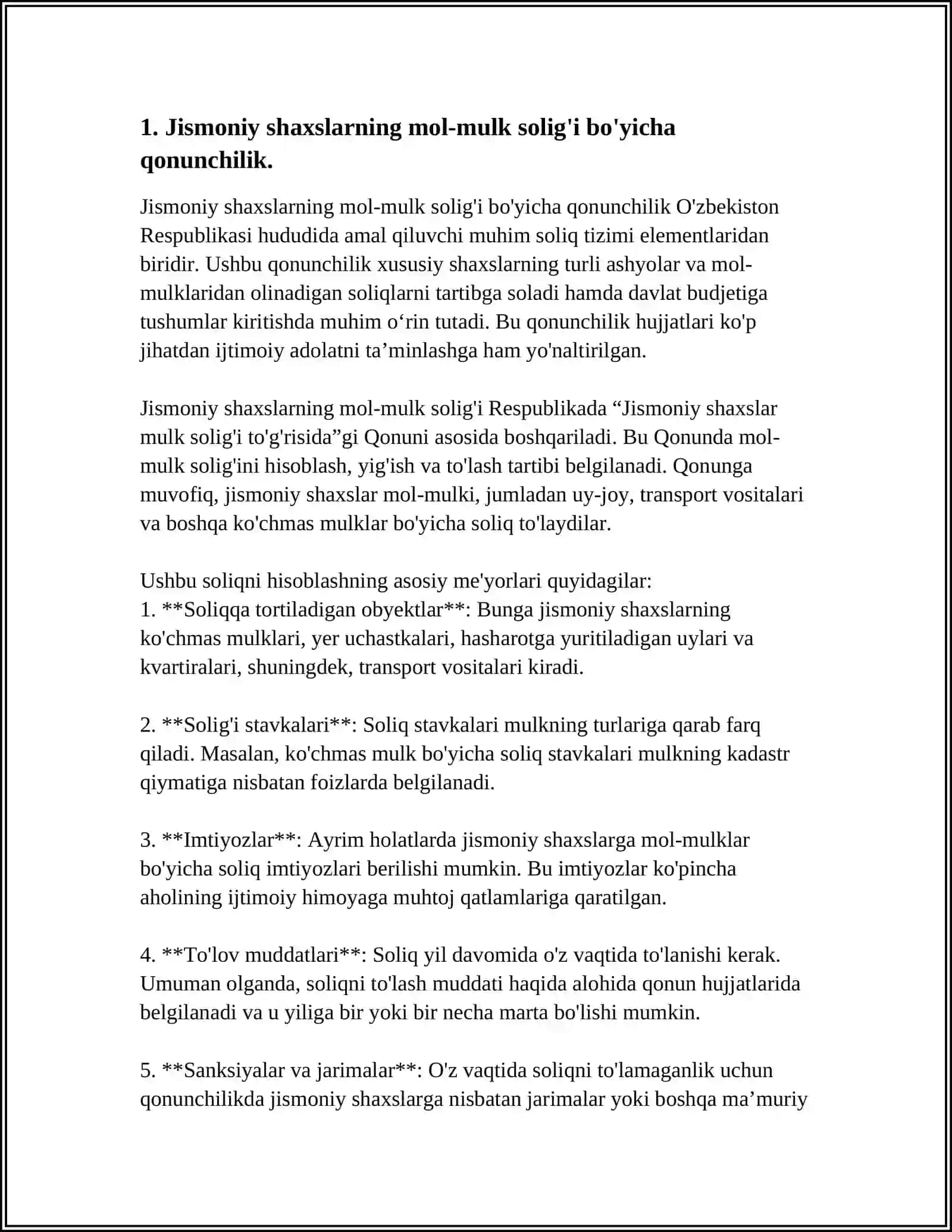 Jismoni shaxslardan olinadigan mol-mulk soligi 3