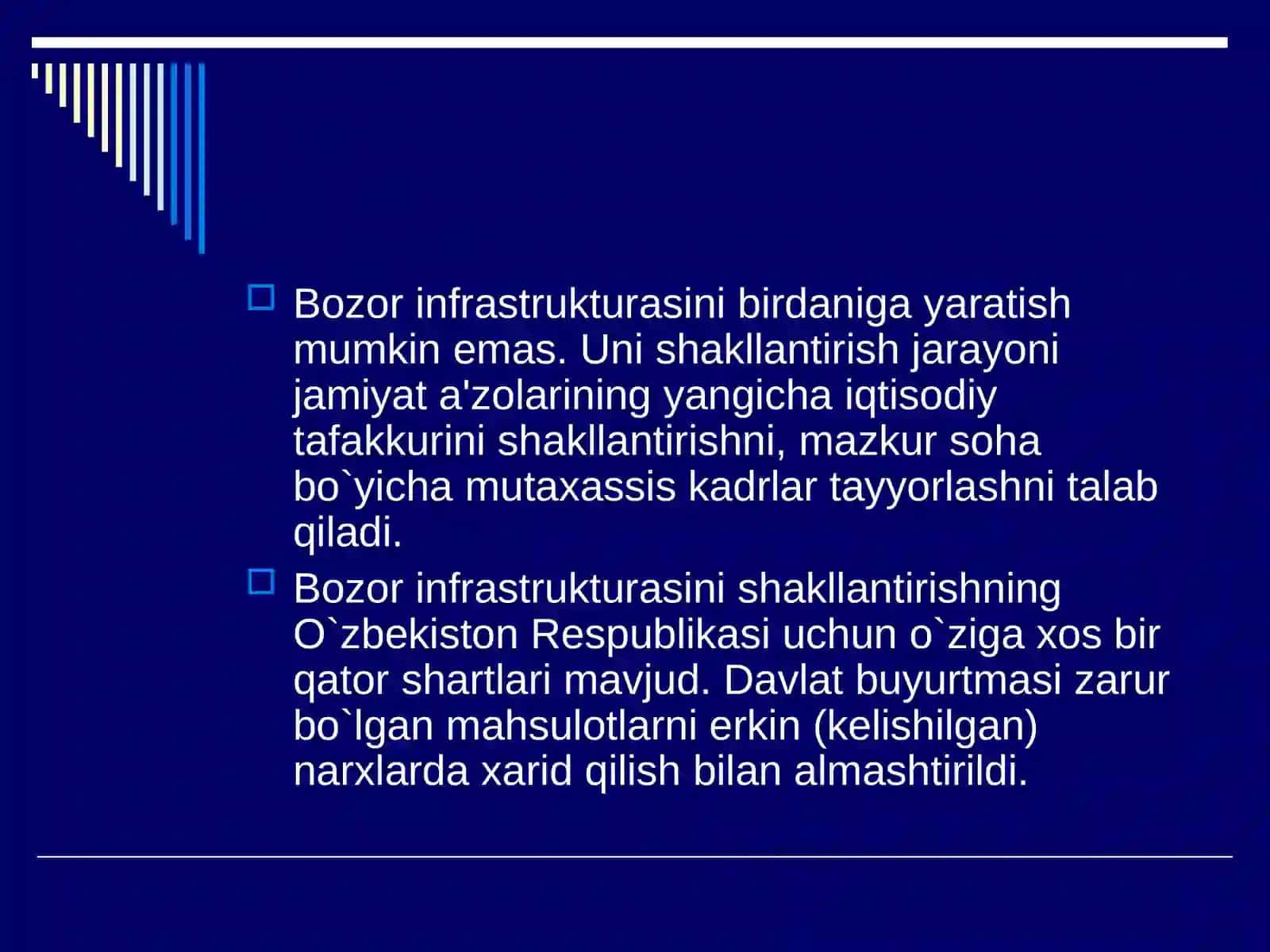 Bozor infrastrukturasi 3