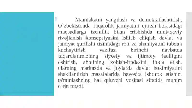 Davlatning mintaqaviy-siyosati va xududlar rivojlanishining istiqbollari 3