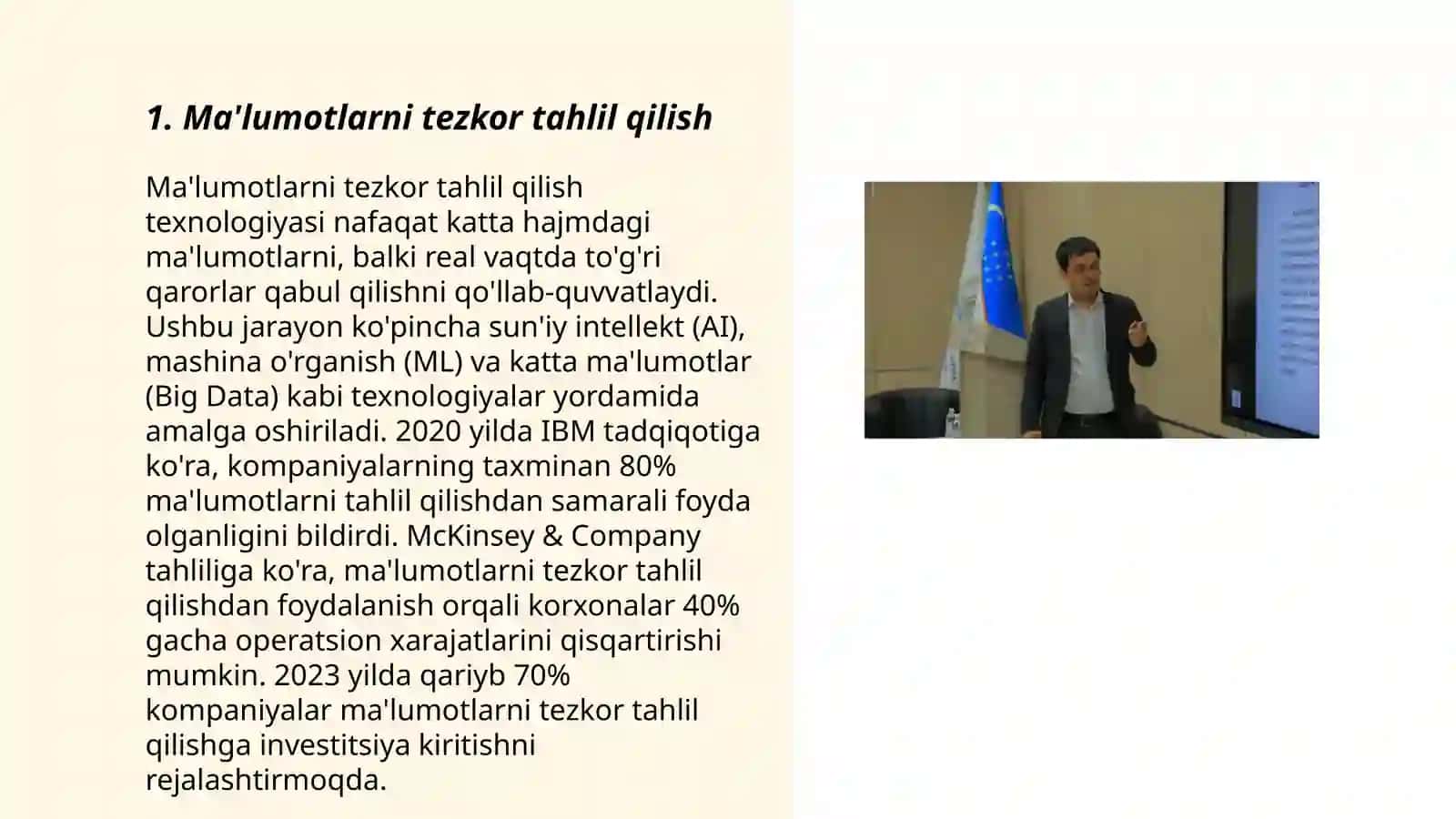 Ma'lumotlarni tezkor tahlil qilish 3