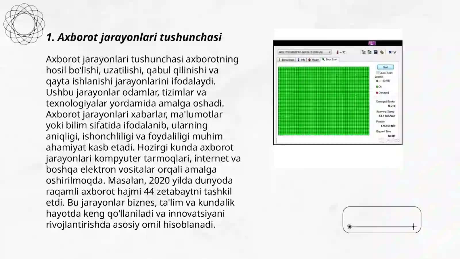 Axborot jarayonlarining apparat va dasturiy ta'minoti 3