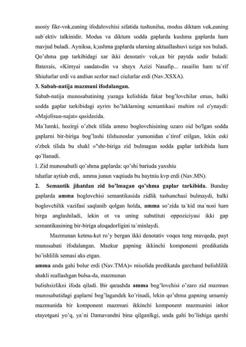 Bog’langan qo'shma gaplarlar haqida umimiy ma’lumot 3