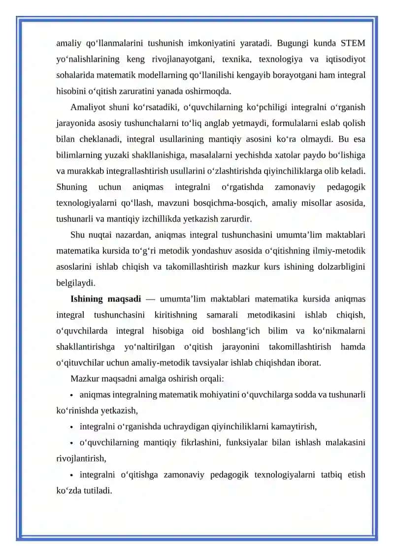 Integral tushunchasi 3