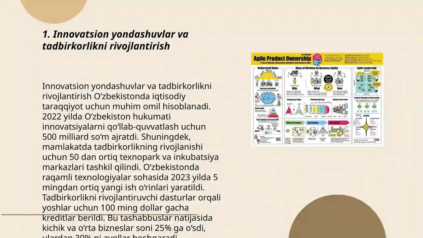 Tadbirkorlikni rivojlantirishning zamonaviy prinsiplari va koʻp tarmoqli fermer xojaliklarini rivojlantirish mexanizmlari 3