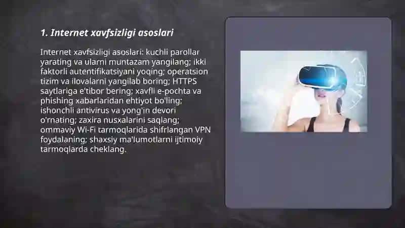 Internet xavfsizligi asoslari 3
