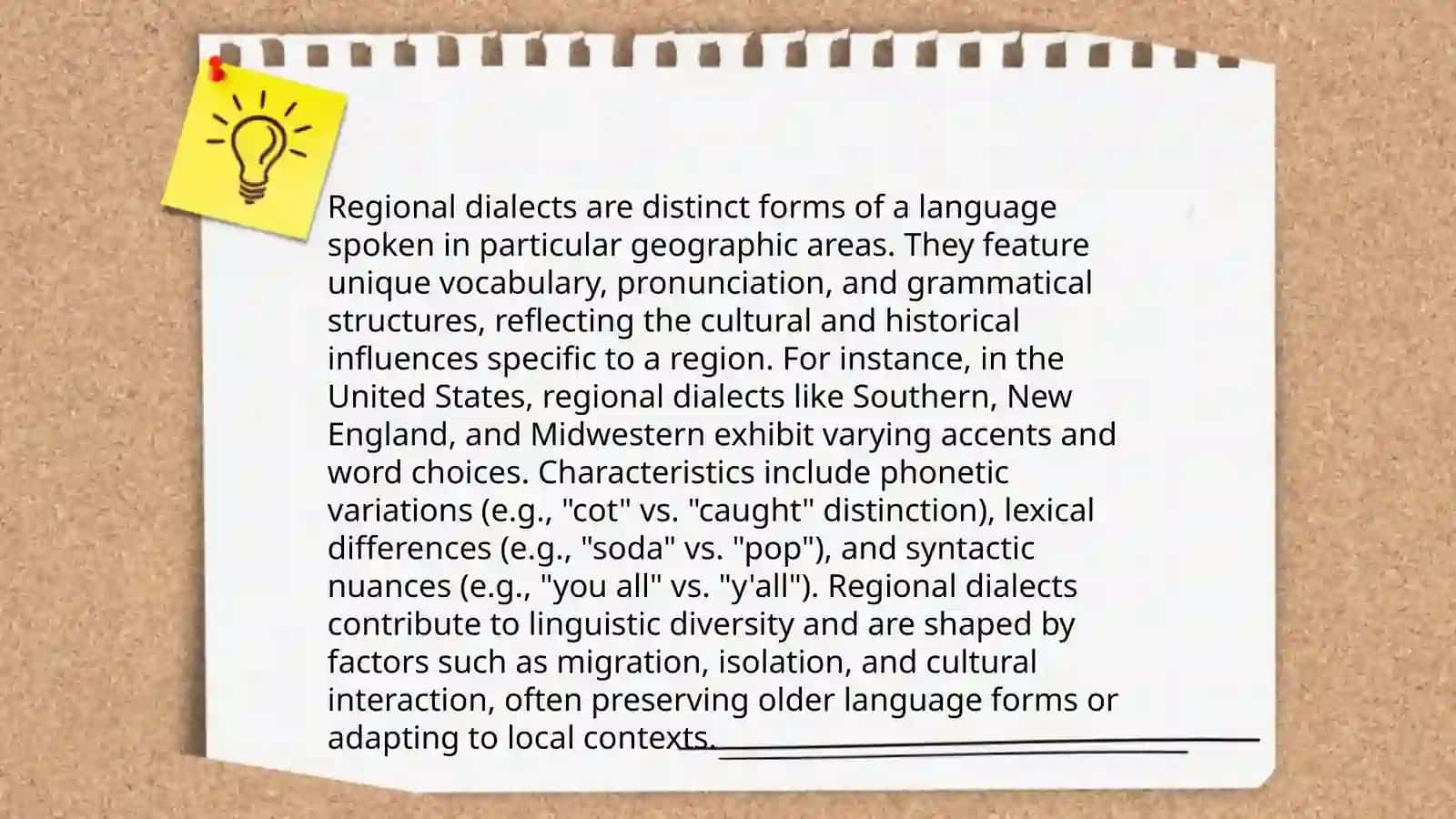 Regional and social dialects 3