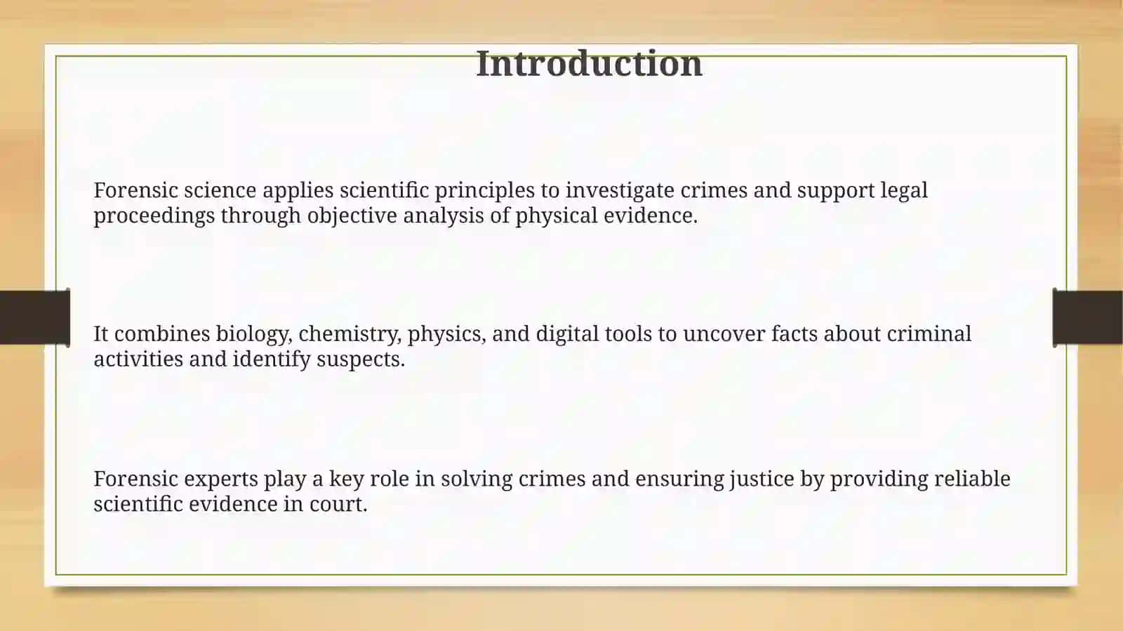 Forensic science 3