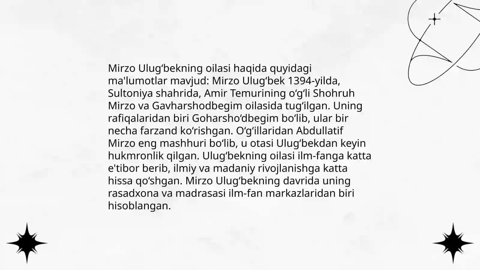 Mirzo Ulugʻbek davlat arbobi va buyuk olim 3