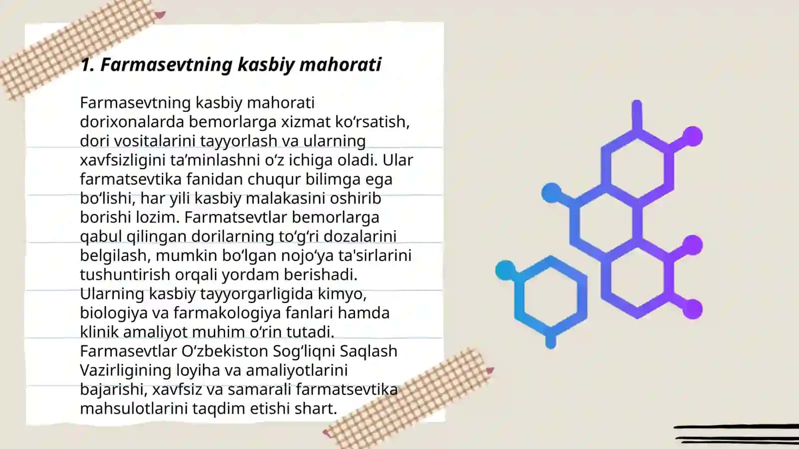 Farmasevtning kasbiy kompetentligi 3