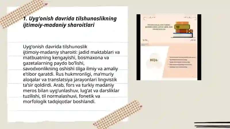 Uygʻonish davrida tilshunosligi va XIX asr qiyosiy tarixiy tilshunosligining rivojlanishi 3