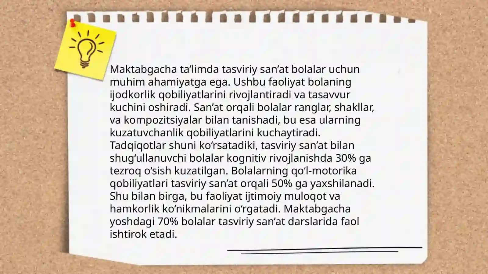 Maktabgacha ta’limda tasviriy san’atning ahamiyati 3