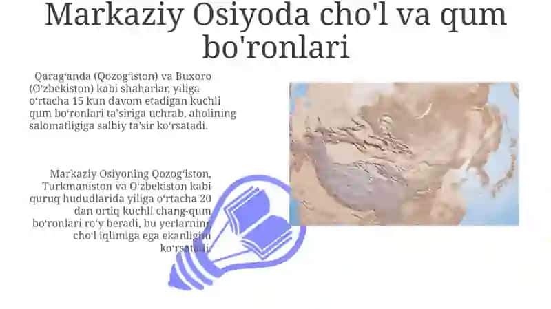 Markaziy Osiyoda cho'l va qum bo'ronlari 3