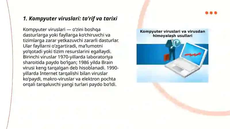 Kompyuter viruslari va viruslardan himoyalanish usullari 3