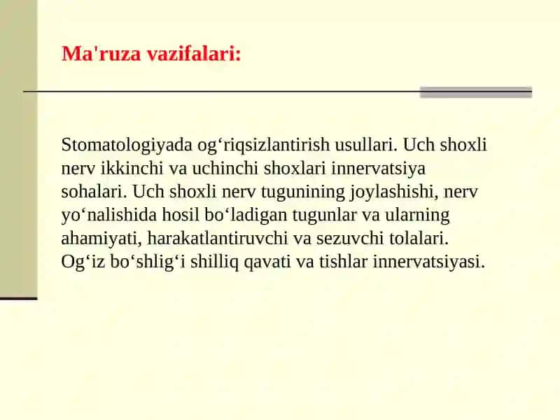 Og'iz bo'shlig'i jarrohligi va dental implantologiya 3