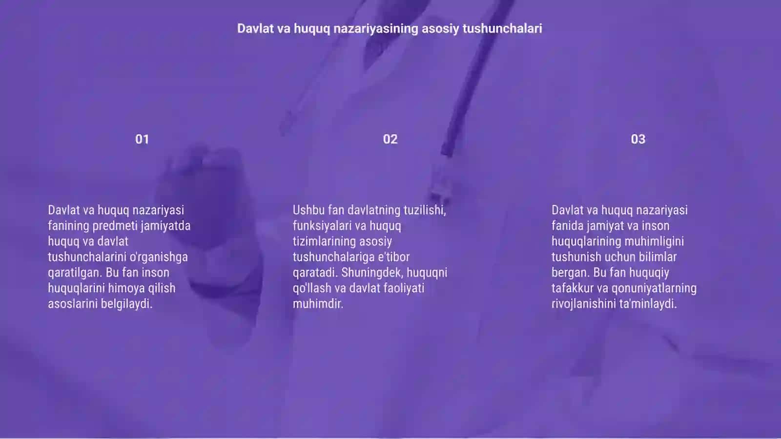 Davlat va huquq nazariyasi fanining predmeti 3