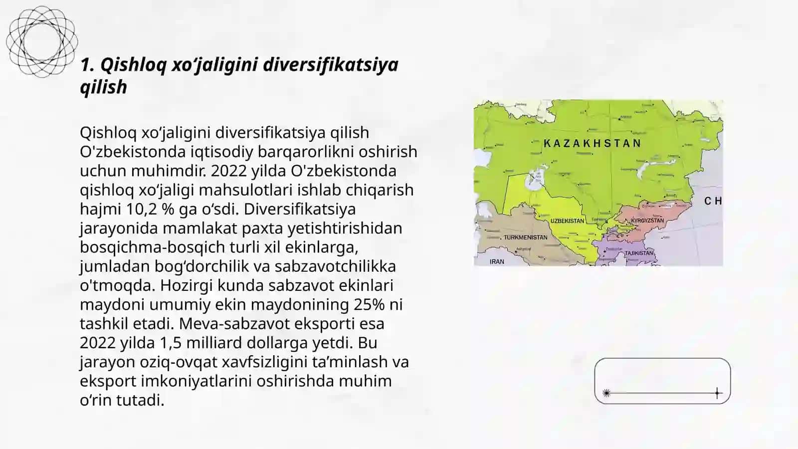 Qishloq xo‘jaligini diversifikatsiya qilish 3