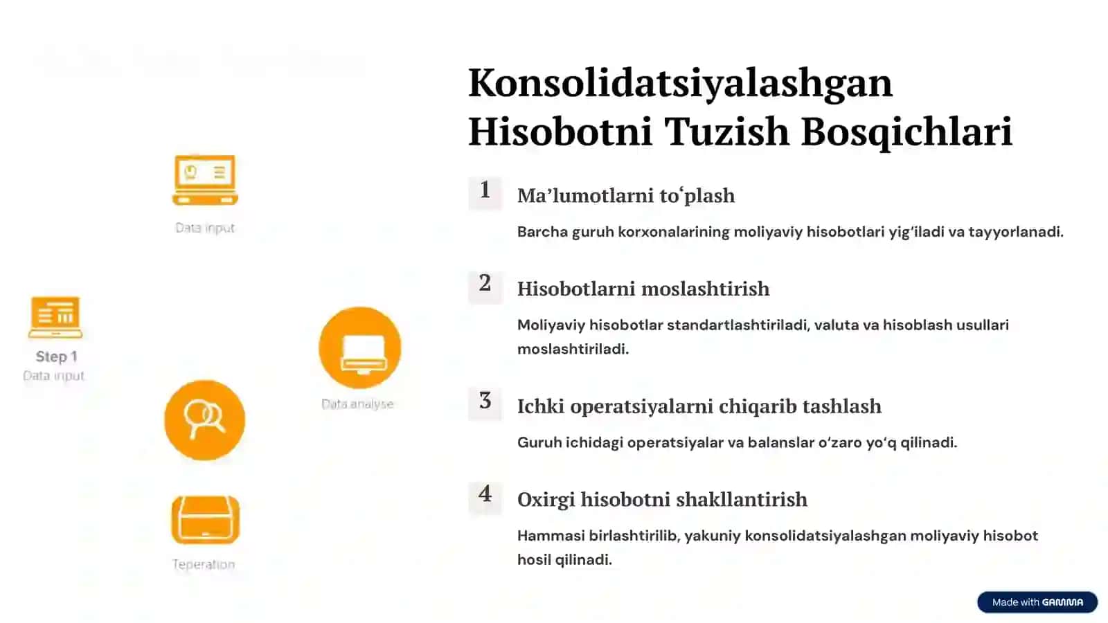 Konsolidatsiyalashgan Moliyaviy Hisobot: Kirish va Muhim Masalalar 3