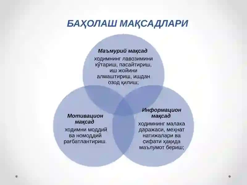 Инсон Ресурслари Фаолиятини Баҳолаш 3