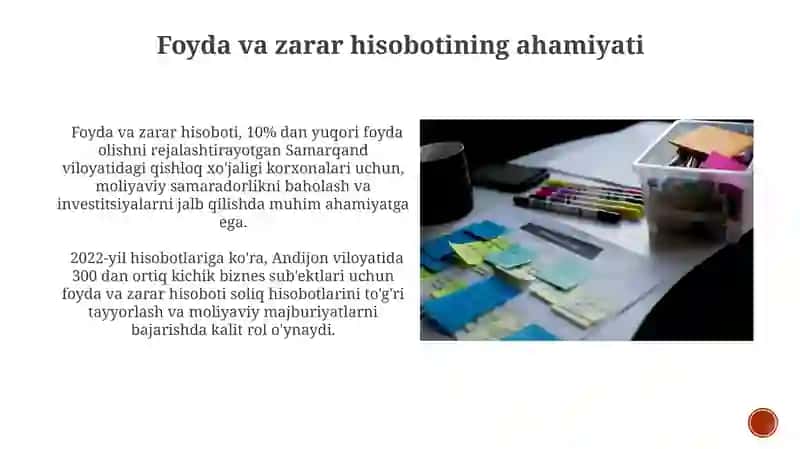 Moliyaviy hisobotlarning maqsadi va vazifalari 3