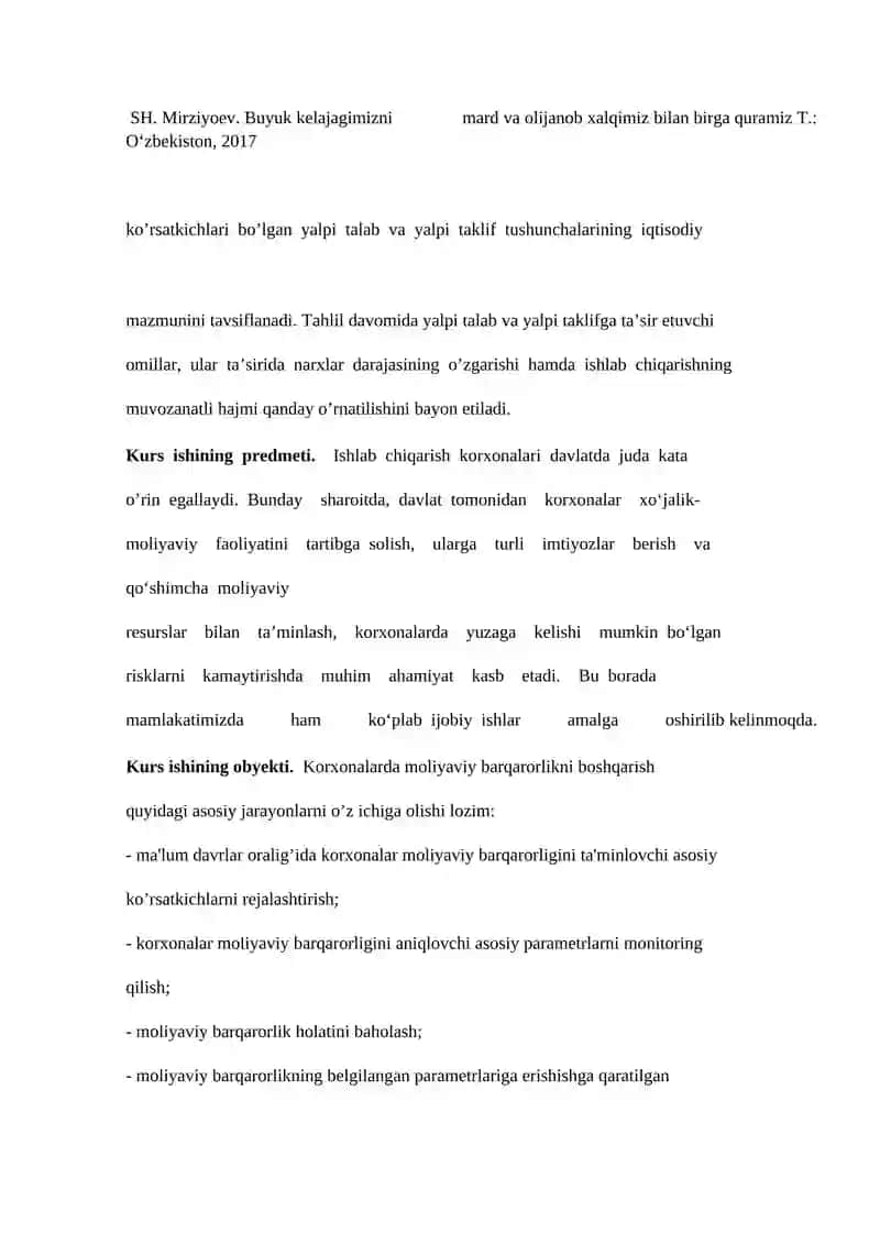 O’zbekiston Respublikasi rivojlantirish strategiyasi 3