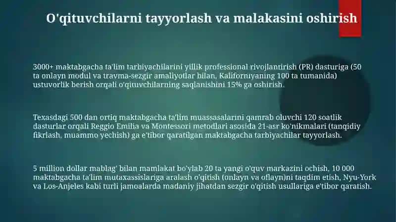 Maktabgacha talim tizimini rivojlantirishning ustuvor yo'nalishlari 3
