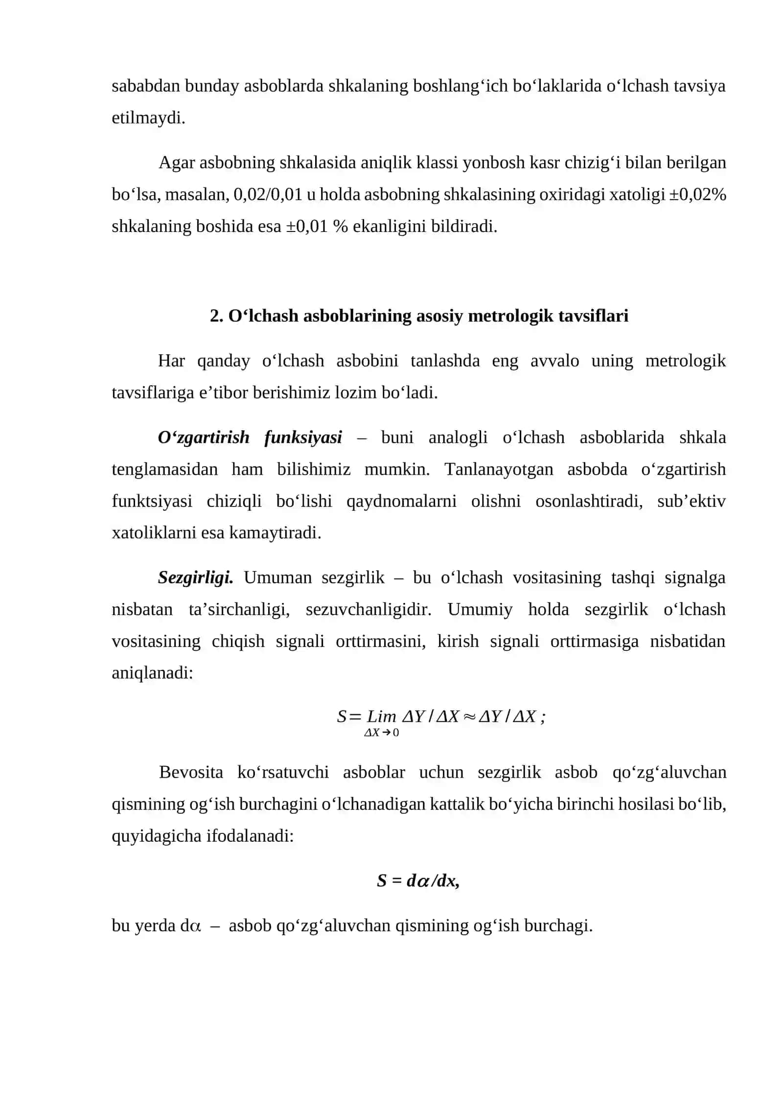 Analogli elektr o’lchash asboblari mexanizmlari 3