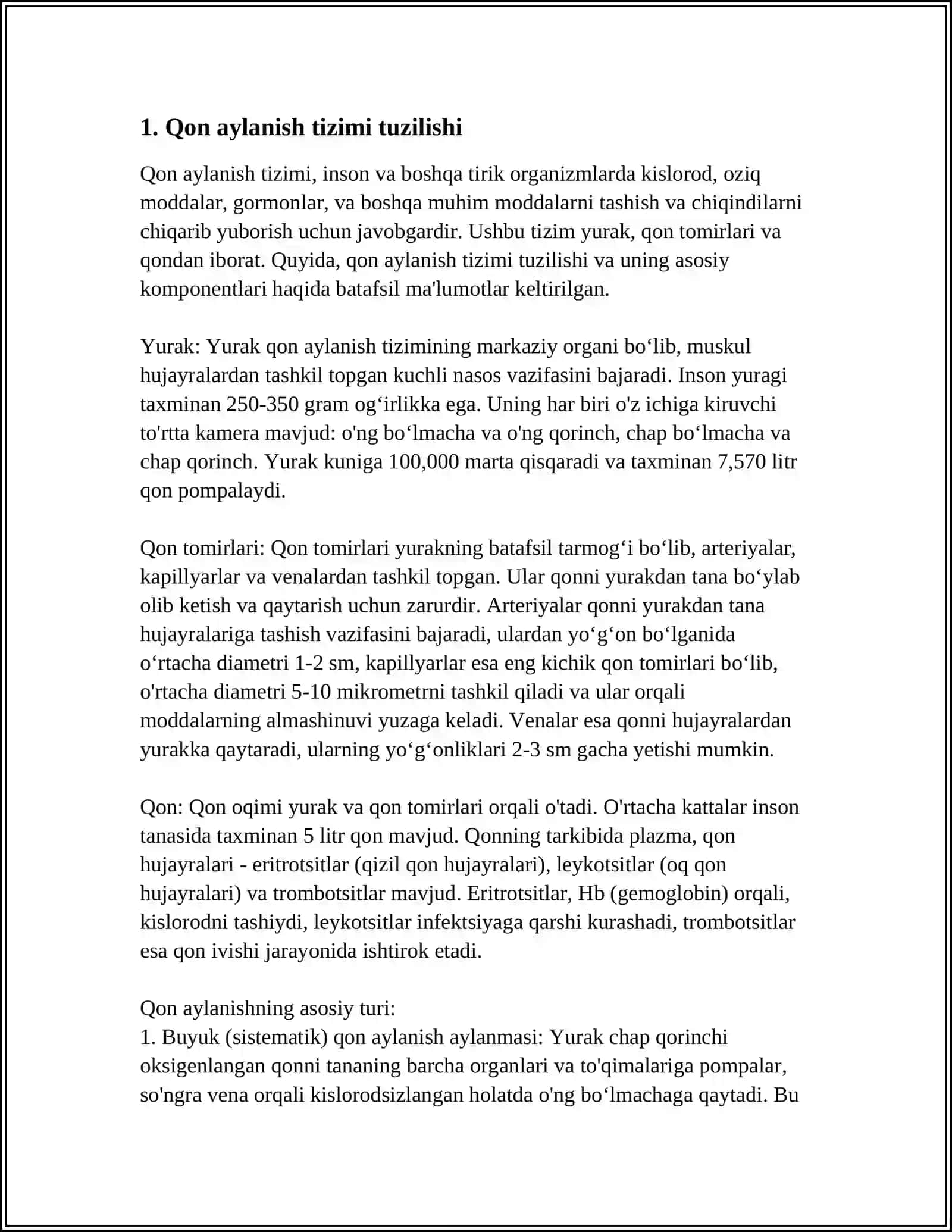 INSON ORGANIZIMIDA QON AYLANISH SISTEMASI 3