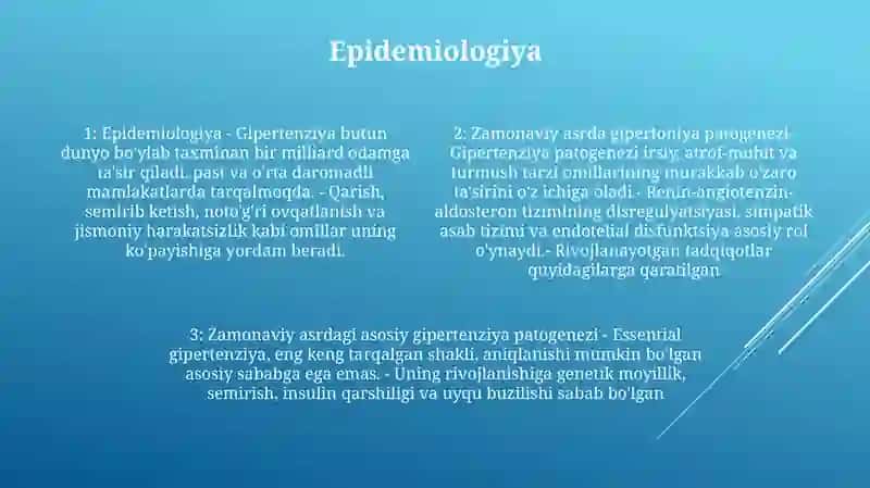 Essensial Gipertoniya Patogenezi Zamonaviy Aspektlari 3