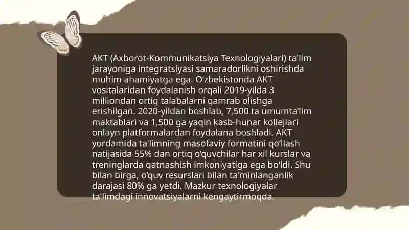 Texnalogiya ta‘limi darslarida AKT dan foydalanishning o‘ziga hos hususiyatlari 3