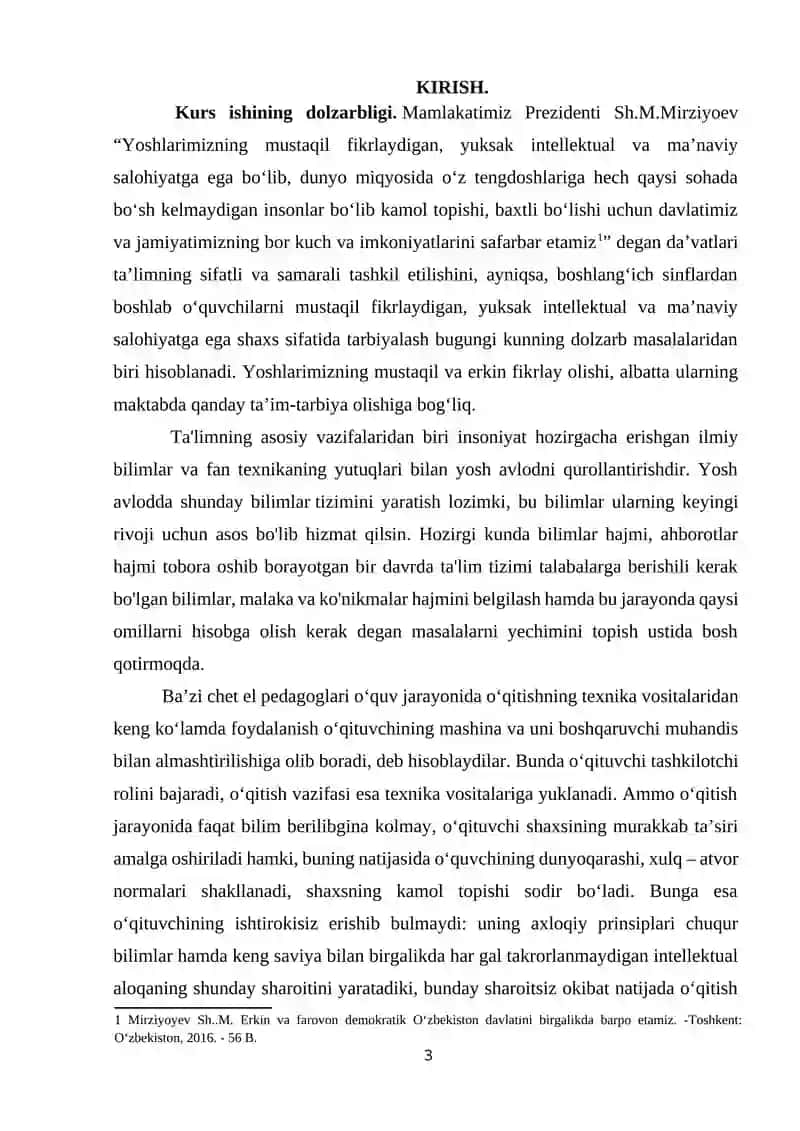 Boshlang‘ich sinf ona tili darslarida texnika vositalaridan foydalanish 3