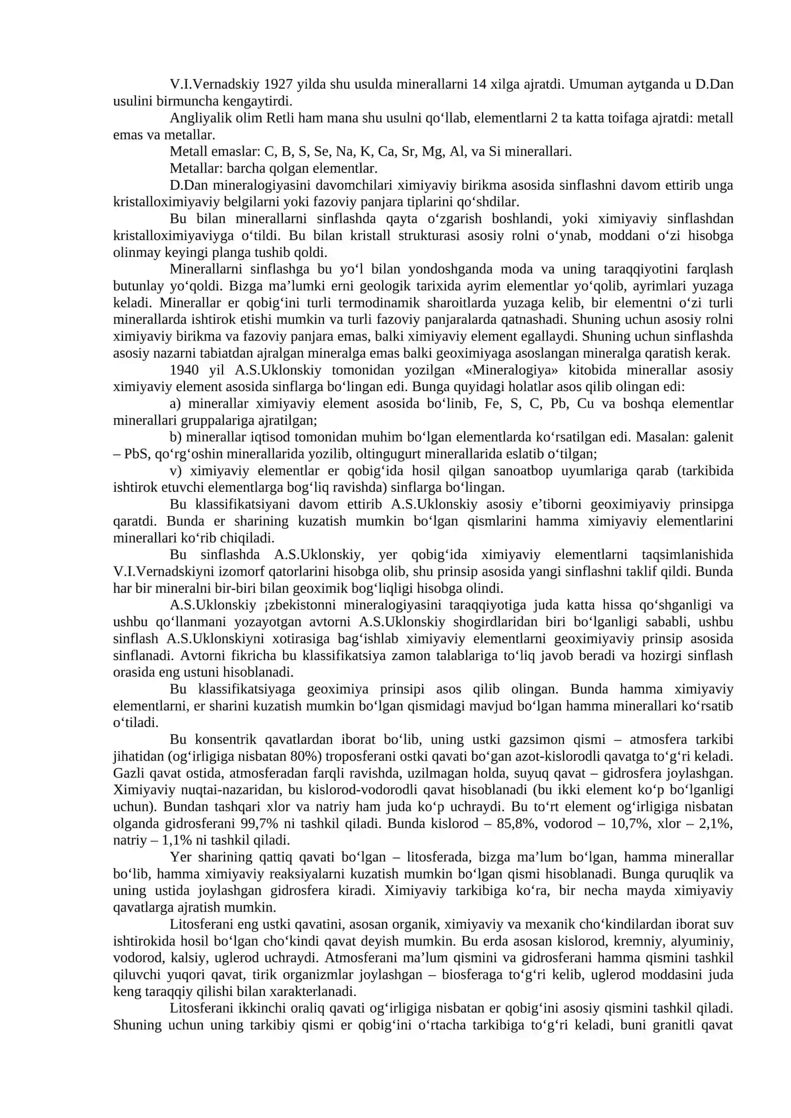 Mineral va mineralogiya to‘g‘risida tushuncha 3