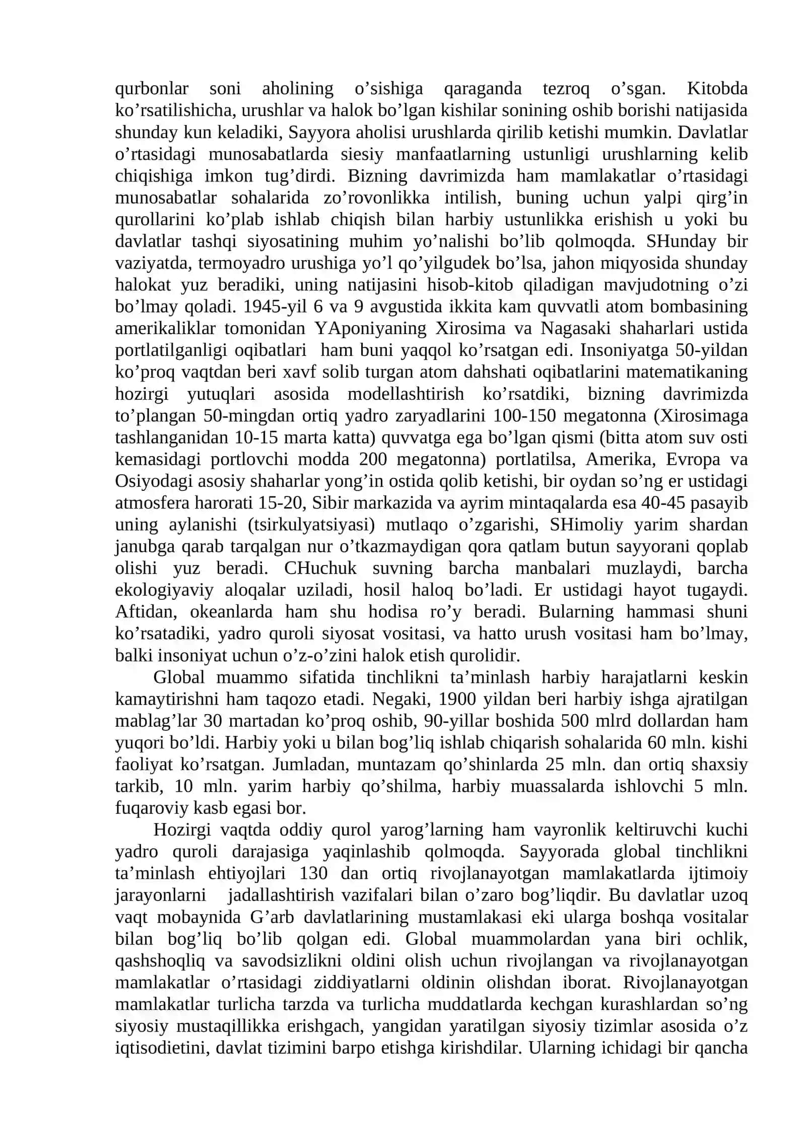 GLOBAL JARAYONLAR VA BARQAROR TARAQQIYOT FALSAFASI 3