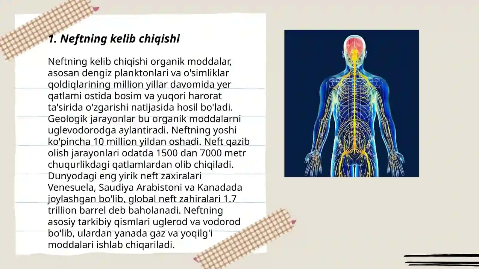 Neft haqida tushuncha va uni hossalari 3