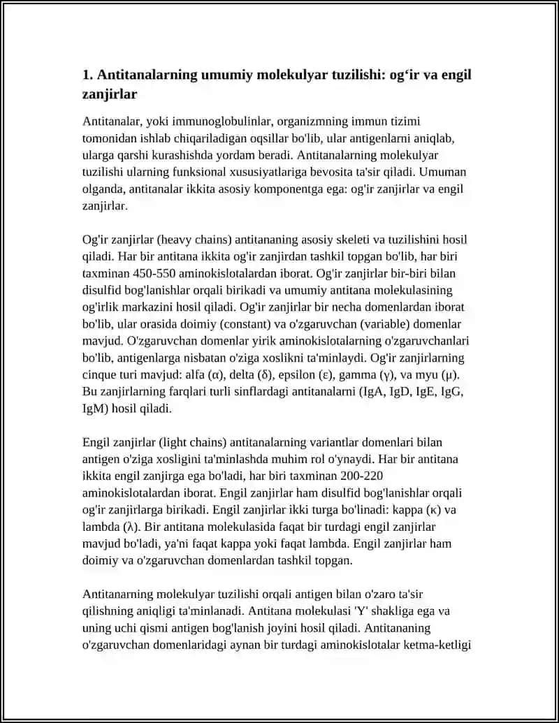 ANTITANALARNING TUZILISHI VA XUSUSIYATLARI 3