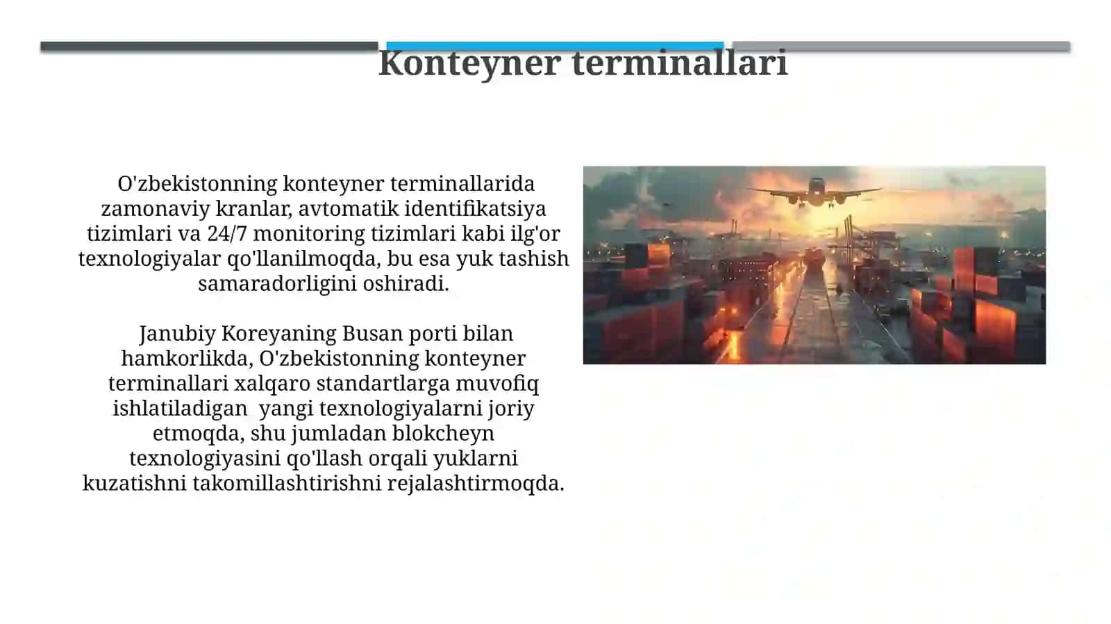 Daryo transporti bekatlarining turlari va tashish texnologiyasi 3