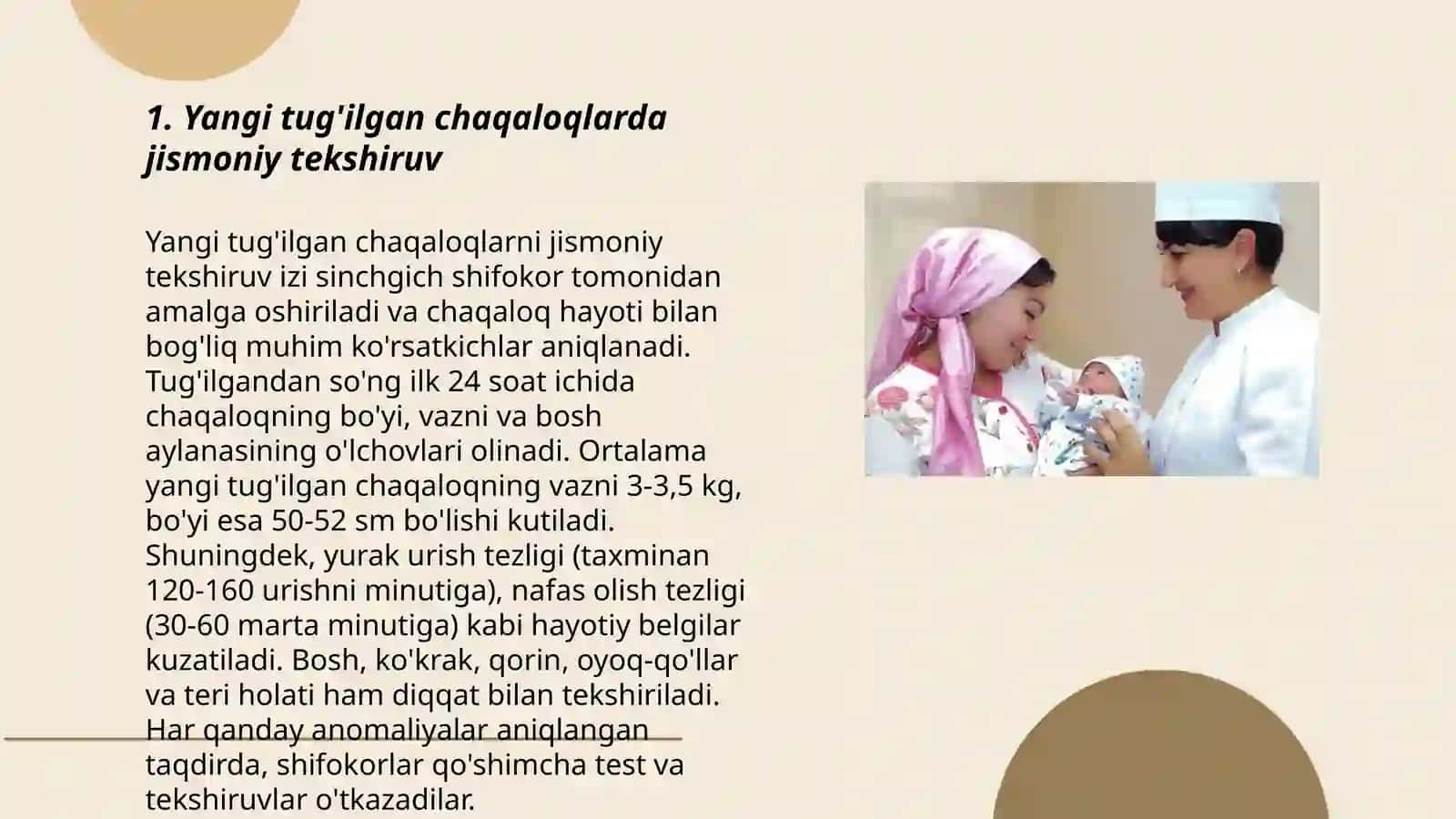 Yangi tuġilgan chaqaloqlar chegaraviy holatlari 3