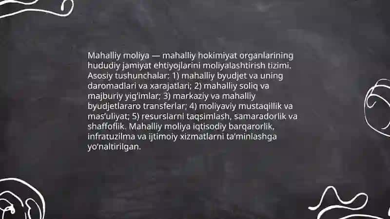 Mahali moliya 3