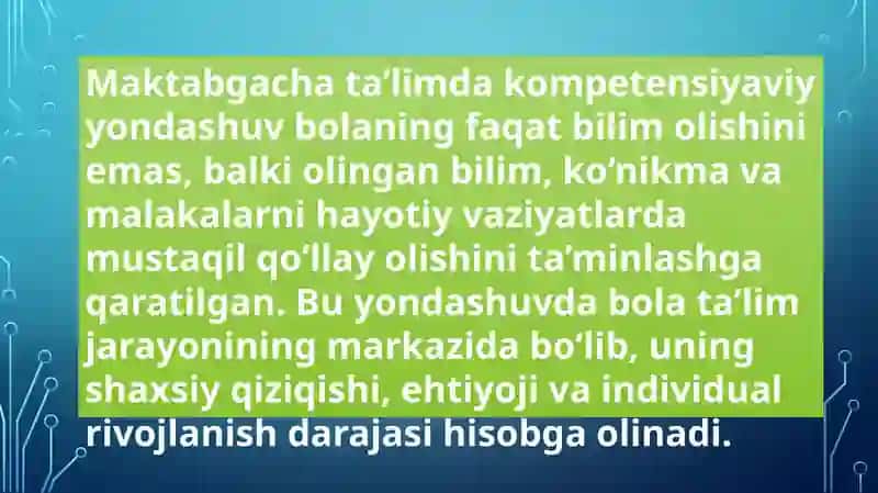Maktabgacha yoshdagi bolalarga kompetensiyaviy yondashuv 3